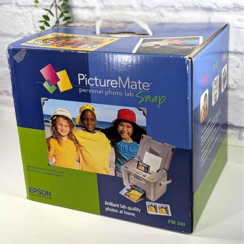 SEALED BRAND NEW!🚨Epson PictureMate Snap PM 240 Digital Photo Inkjet Printer